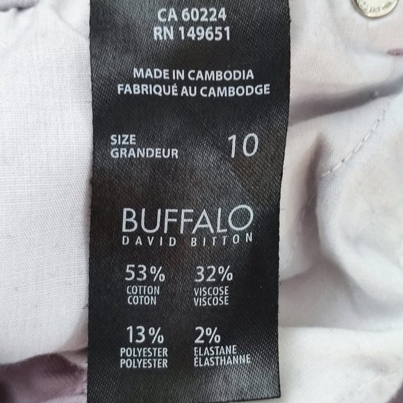 Buffalo David Bitton Aubrey jeans muted light purple women's size 10 - Picture 6 of 9